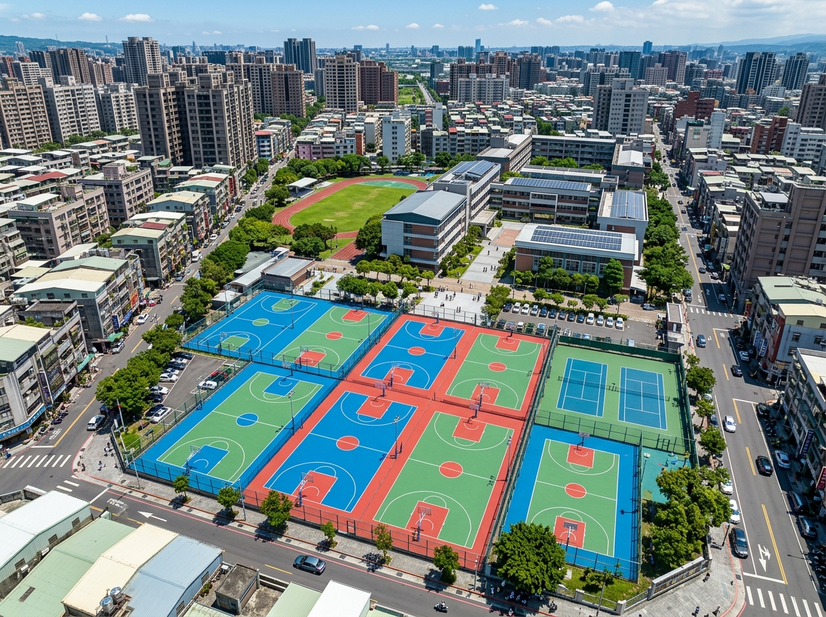 大连市硅PU球场硅PU篮球场 - 排名